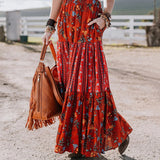 Coachella Music Festival Outfits Spring Fashion Printed Loose Casual