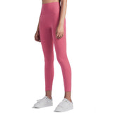 Sweat Wicking Pants Skinny Peach Hip High Waist Nude Feel L Yoga Pants