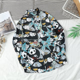 Men's Shirts Printed Shirt Long Sleeve Loose