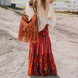Coachella Music Festival Outfits Spring Fashion Printed Loose Casual