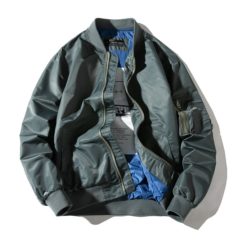 Varsity Jacket Spring Pure Jacket Men'S Jacket Women'S Baseball Uniform