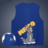 Tom And Jerry T Shirt Cat And Mouse Loose Round Neck