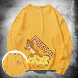 Tom And Jerry T Shirt Cat And Mouse Loose Print