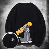 Tom And Jerry T Shirt Cartoon Anime Cat And Mouse Print