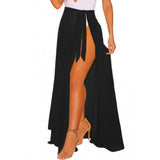 Coachella Music Festival Outfits Beach Chiffon Skirt European and American Leisure Beach Maxi Skirt