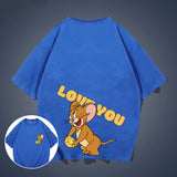 Tom And Jerry T Shirt Loose Half Sleeve Half Sleeve