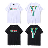 Vlone Mexico Friends Shirt Male And Female Couple Short Sleeve T-Shirt