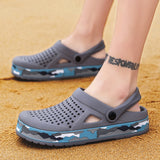 Crocs Spring/Summer Camouflage Fashion Men's Beach Shoes Outdoor Hole Shoes