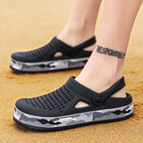 Crocs Spring/Summer Camouflage Fashion Men's Beach Shoes Outdoor Hole Shoes