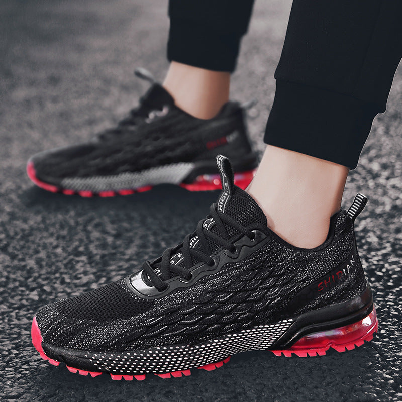 Men's Sneaks Men's Shoes Spring and Autumn Air Cushion Running Shoes Men's Casual Running Shock Absorption Sneakers Men