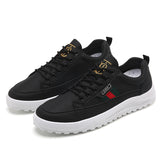 Flat Shoes Autumn Breathable Men's Casual White Shoes Lace-up Sneakers Casual Shoes Men's Shoes