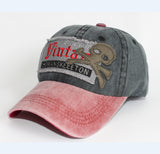 Ball Caps Summer and Autumn Washed Distressed Baseball Cap Embroidered Letters