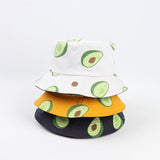 Bucket Hat Fishing Cap Cotton Print Fisherman Hat Spring/Summer Reversible Fisherman Hat Men and Women Outdoor Sun Hat