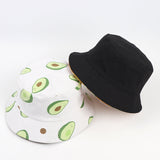 Bucket Hat Fishing Cap Cotton Print Fisherman Hat Spring/Summer Reversible Fisherman Hat Men and Women Outdoor Sun Hat