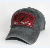 Ball Caps Summer and Autumn Washed Distressed Baseball Cap Embroidered Letters