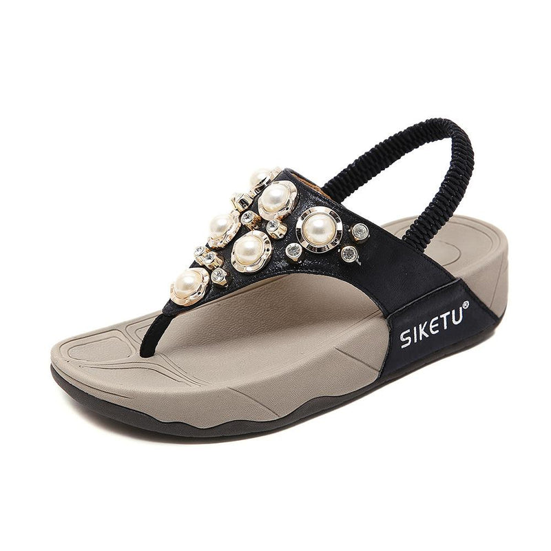 Fancy Sandals Platform Wedge Sandals