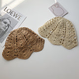 Straw Hat Spring/Summer Children's Weaving Hollow Breathable Straw Hat Casual