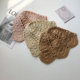 Straw Hat Spring/Summer Children's Weaving Hollow Breathable Straw Hat Casual