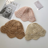 Straw Hat Spring/Summer Children's Weaving Hollow Breathable Straw Hat Casual