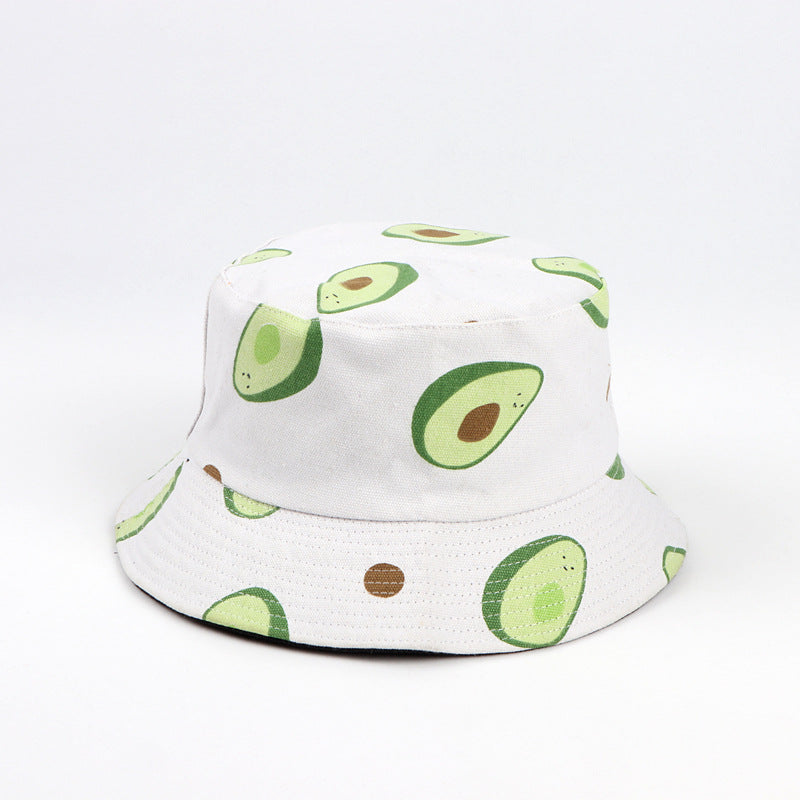 Bucket Hat Fishing Cap Cotton Print Fisherman Hat Spring/Summer Reversible Fisherman Hat Men and Women Outdoor Sun Hat