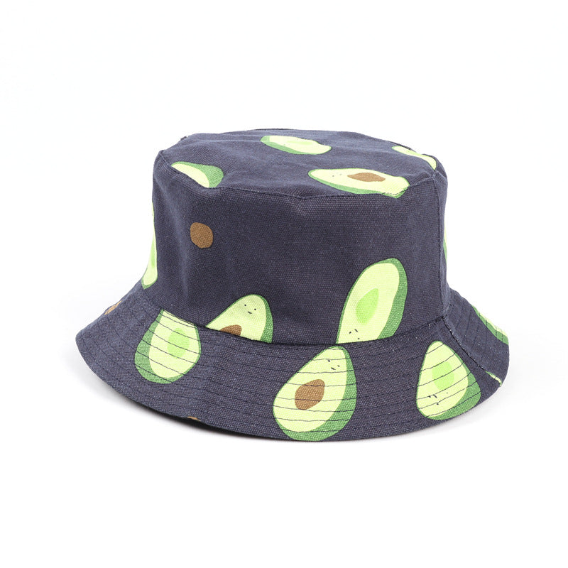 Bucket Hat Fishing Cap Cotton Print Fisherman Hat Spring/Summer Reversible Fisherman Hat Men and Women Outdoor Sun Hat