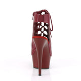 Platform Heels for Women 15cm Hollow High Heel Peep Toe Booties