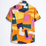 Camp Collar Shirt Short Sleeve Floral Shirt