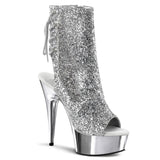 Platform Heels for Women 15cm High Heel Low-Top Booties
