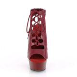 Platform Heels for Women 15cm Hollow High Heel Peep Toe Booties