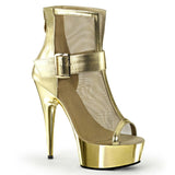 Platform Heels for Women 15cm High Heel Peep Toe Booties