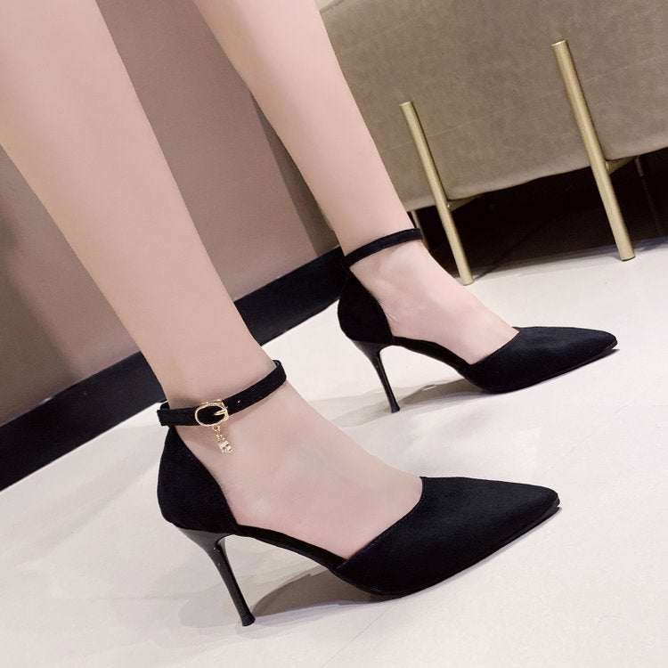 Women Black Dress Shoes High Heels