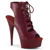Platform Heels for Women 15cm Hollow High Heel Peep Toe Booties