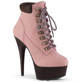 Platform Heels for Women 15cm Zip Lace-up Nightclub Boots