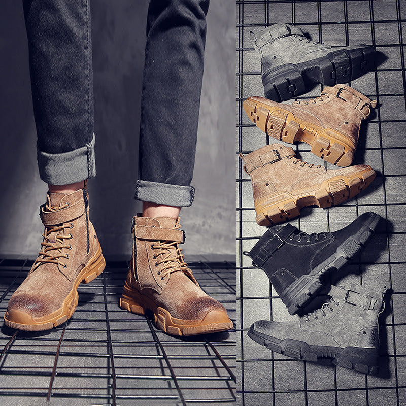 Men's Boots Work Boot Men Casual Hiking Boots Dr. Martens Boots Men's Spring Trend High-Top