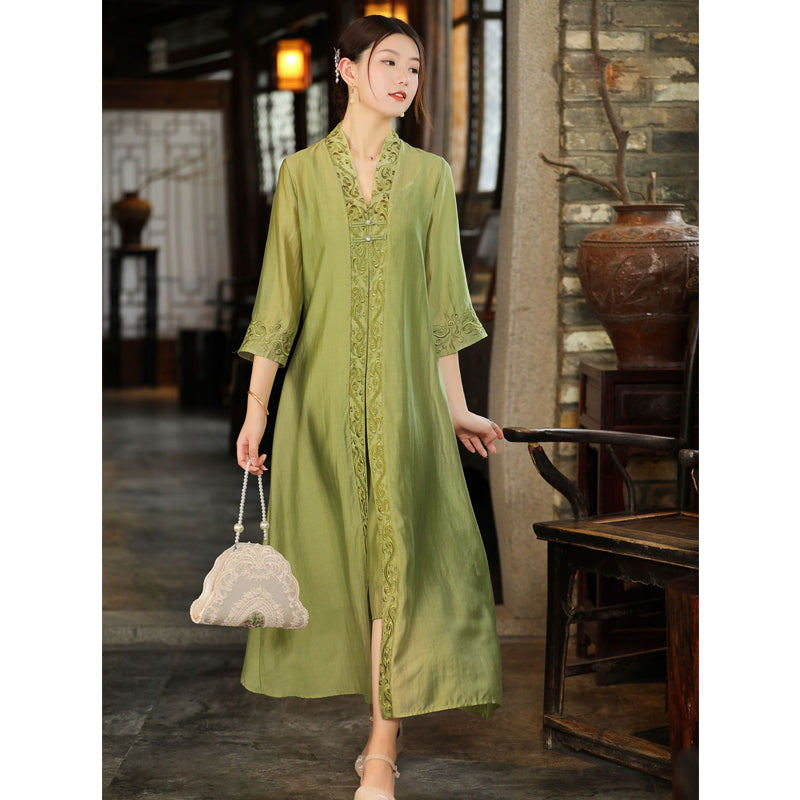 Betty Draper Valentine's Day Dress Summer Cheongsam Dress