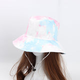 Bucket Hat Fishing Cap Cotton Print Fisherman Hat Men and Women Spring and Summer Outdoor Sun Hat