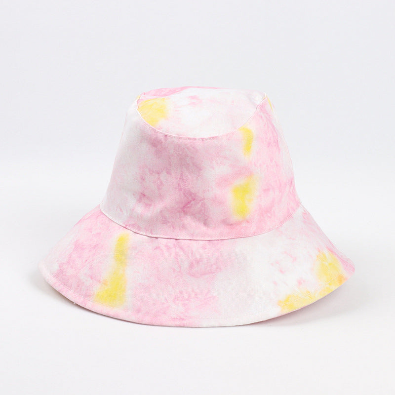 Bucket Hat Fishing Cap Cotton Print Fisherman Hat Men and Women Spring and Summer Outdoor Sun Hat