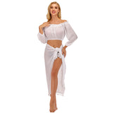 Coachella Music Festival Outfits Tassel Beach Apron Beach Knitting Bikini
