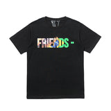 Vlone Mexico Friends Shirt Summer Statue T-Shirt Women'S Men'S And Women'S Short Sleeve