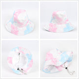 Bucket Hat Fishing Cap Cotton Print Fisherman Hat Men and Women Spring and Summer Outdoor Sun Hat