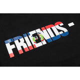 Vlone Mexico Friends Shirt Short Sleeve Friends Loose Cotton Street Hip-Hop Men'S And Women'S T-Shirt