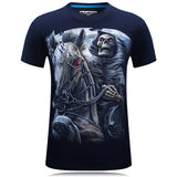 Skull T Shirt 3D Printed round Neck