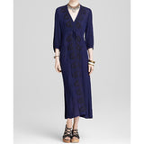 Beth Dutton Bohemian Dress Winter Autumn Maxi Dresses Pepper Embroidery