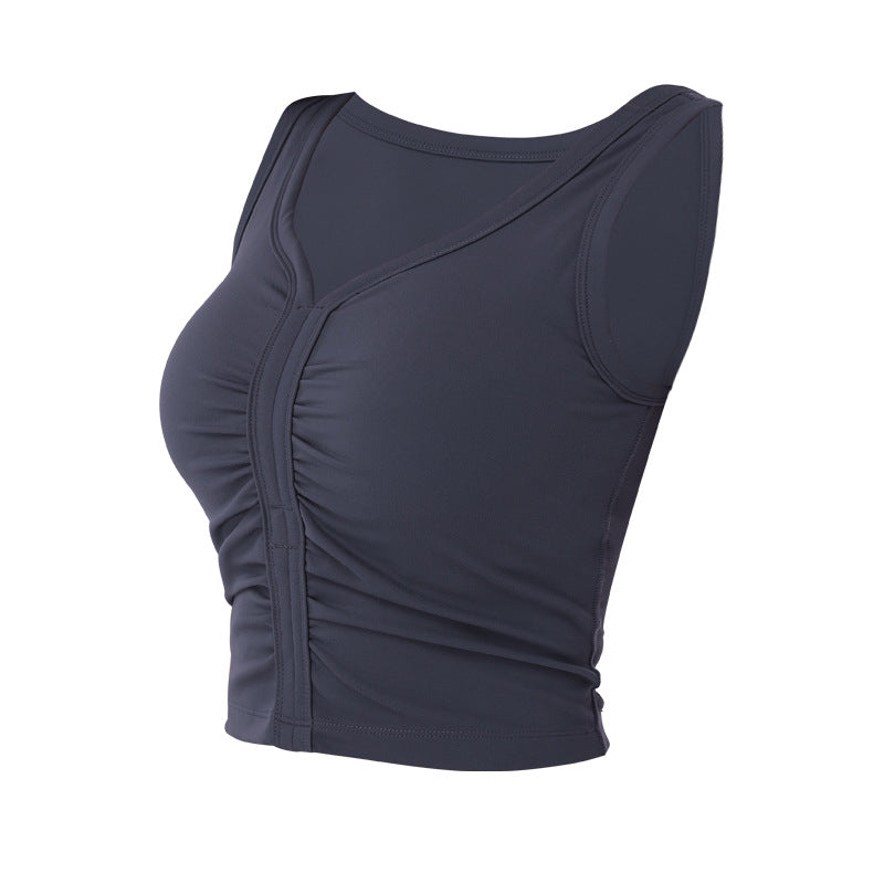 Underwear for Sweating Sports V-neck Yoga Vest