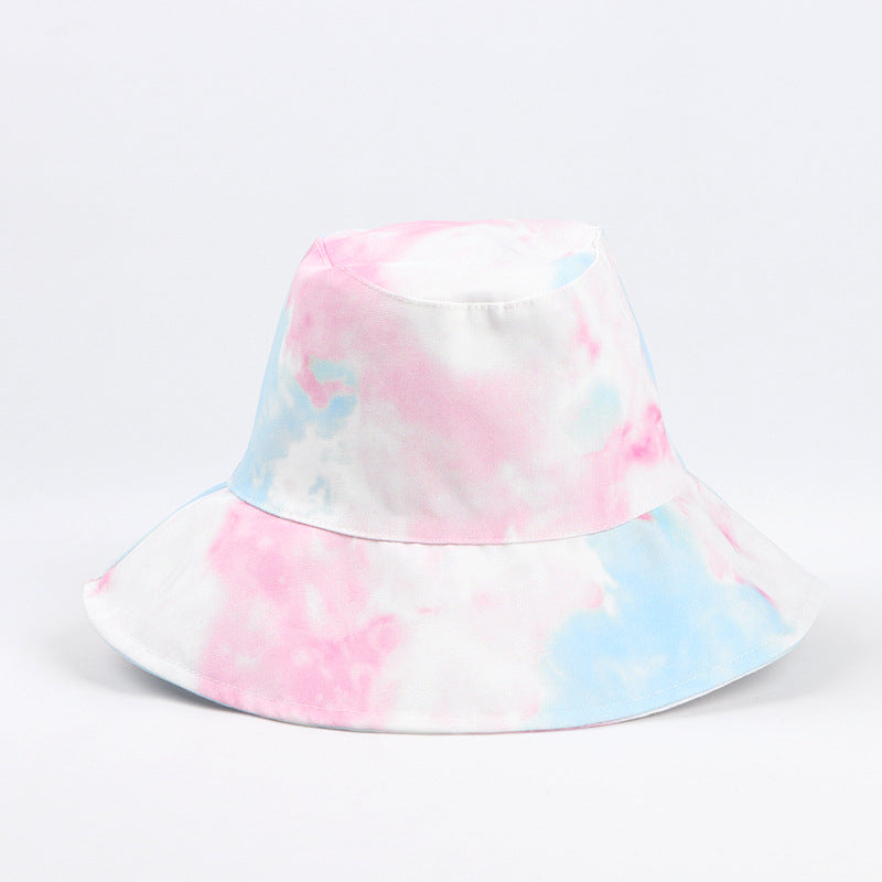 Bucket Hat Fishing Cap Cotton Print Fisherman Hat Men and Women Spring and Summer Outdoor Sun Hat