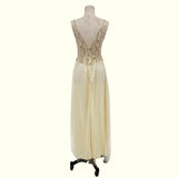 Lady Gaga Dress Sleeveless Gold Dress