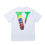 Vlone Mexico Friends Shirt Summer Statue T-Shirt Women'S Men'S And Women'S Short Sleeve
