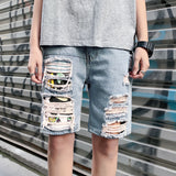 Men Denim Shorts Summer Denim Shorts Male