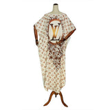 African Women's Wear Batwing Shirt Printed Dress African Dashiki Ankara Styles Dress