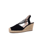 Women Black Dress Shoes Fisherman Shoes Sandals